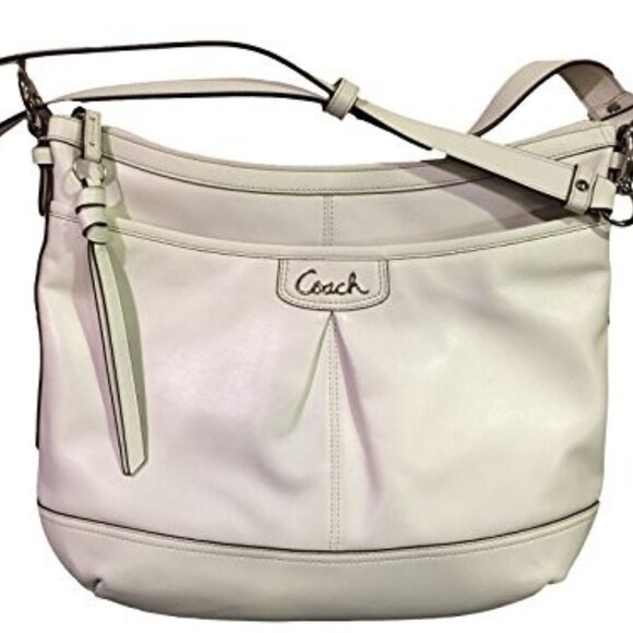 Coach Handbags - Vintage Coach Park White Leather Shoulder Bag Purse